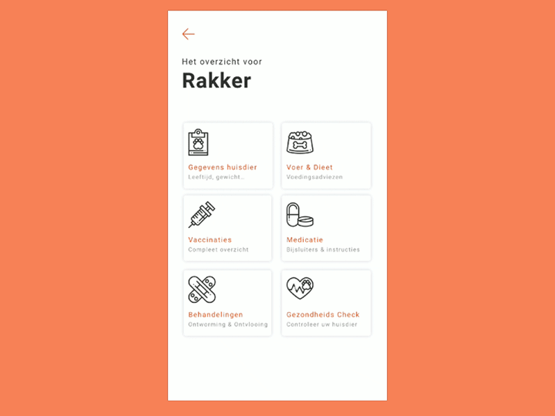 App design for BasicVet