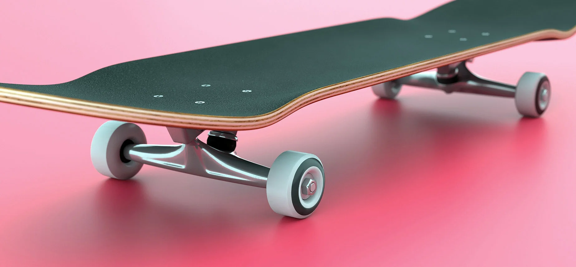 Skateboard modeling & texture mapping